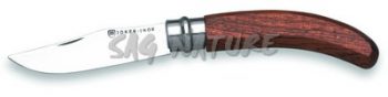 1201791 - COLTELLO CON MANICO IN PALISSANDRO VIROLA IN ACCIAIO LAMA 8 CM - JOKER NB21