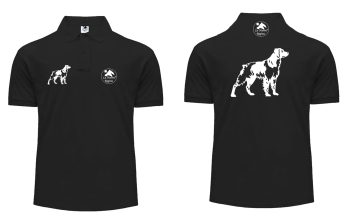2901121 - T-SHIRT POLO MEZZA MANICA CON RICAMO ÉPAGNEUL BRETON - TG S ALLA 5XL - LA NUOVA REGINA - immagine 3