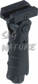 1703044 - IMPUGNATURA ERGONOMICA ADATTABILE PAD ANTISCIVOLO E SEDI PER COMANDO REMOTO MONTAGGIO SU PICATINNY - ART. RB-FGRP170B