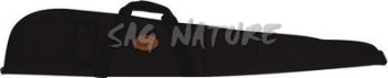 1705032 - FODERO PER FUCILE IN 600D RIPSTOP IMBOTTITO DI COLORE NERO CON CINGHIA TRASP. TASCA LATERALI CM 115X24 - ART. YQGB-001 BLACK