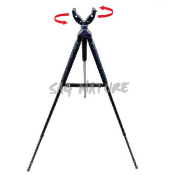0801008 - TRIPODE/TREPIEDE IN ALLUMINIO CON IMPUGNATURA ANTISCIVOLO - ALTEZZA MINIMA 93 CM - ALTEZZA MASSIMA 180 CM - SAG NATURE