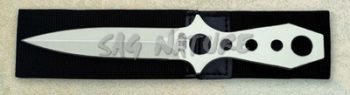 1203166 - COLTELLO DA LANCIO INTERAMENTE INOX LAMA 11 CM - JKR293