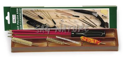 1301131 – KIT PULIZIA CARABINA FLOBERT E ARIA COMPR. SCAT. CART. LUC.  C/BACCHET. ACCIAIO PLASTIF. A 3 PEZZI, SCOVOLI LANA, SETOLA, BRONZO E  AVVIATORE – SAG NATURE SHOP