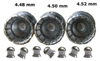 0501074 - 1000 PALLINI DEFIANT 4,50 MM - PALLINO PER ARIA COMPRESSA - 0,49 GRAMMI - MEDIUM
