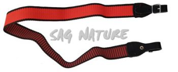 0303055 - BRETELLA NYLON CON ANTISCIVOLO DI COLOR ARANCIO CON BORDO SCURO LARGHEZZA 30 MM - CF 6 PZ - SAG NATURE