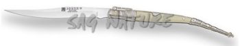 1201359 - COLTELLO STILETTO MANICO DECORATO LAMA ZAMAK 10 CM PESO 43 GR - JOKER N108B