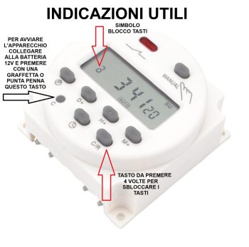 0206002 - RIPRODUTTORE CANTO Mod. AG1 CON TIMER INCORPORATO COMPLETO DI SCHEDA MICRO SD - 35 WATT - ALIMENTAZIONE 12V - BASSI CONSUMI (QUAGLIAIA) - immagine 7