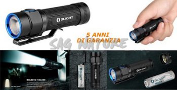 5501011 - LAMPADA TASCABILE S1R BATON - 1000 LUMENS - DISTANZA DI ILLUMINAZIONE 71 METRI - BATTERIA AAX1 - 79,5X21 MM - GARANZIA 5 ANNI – OLIGHT