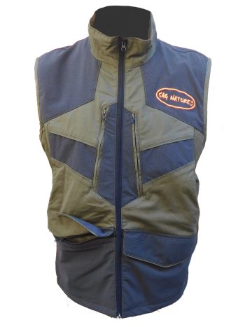 0102008 - GILET CASTORE IN COTONE ELASTICIZZATO E KEVLAR - DALLA TG S ALLA TG 5XL - SAG NATURE - immagine 2