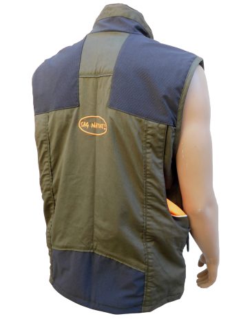 0102008 - GILET CASTORE IN COTONE ELASTICIZZATO E KEVLAR - DALLA TG S ALLA TG 5XL - SAG NATURE - immagine 6