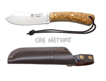1201023 - COLTELLO BUSHCRAFTNESSMUK,MANICO IN BETULLA -  JOKER  CL136