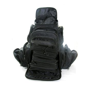 1708032 - ZAINO TACTICAL IN 1000D POL. CON 2 VANI SEMIRIGIDI E TASCHE PORTA ACCESSORI INCLUSO REV3 CM 48X35X25 - ART. ZAINO SWAT - immagine 2