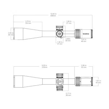 6702034 - OTTICA VERCTOR OPTICS SENTINEL SFP 10-40x50 CENTER DOT - SCOL58 - immagine 11