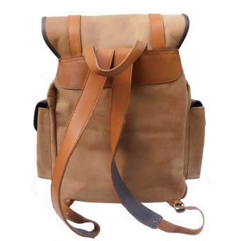 6001017 - ZAINO NASUS ARTISTS  IN PELLE - 36x20x43 CM - SAG NATURE - immagine 3