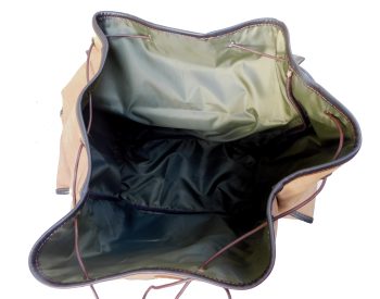 6001017 - ZAINO NASUS ARTISTS  IN PELLE - 36x20x43 CM - SAG NATURE - immagine 5