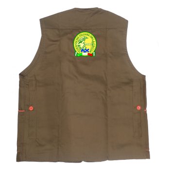 9903011 - GILET IN COTONE COMPLETO DI LOGO RICAMATO- SAG NATURE - PREZZO IN BASE ALLE QUANTITA', SE DESIDERI QUOTAZIONE invia WhatsApp al +39 3286953793<a href="https://api.whatsapp.com/send?phone=393286953793"><strong>WhatsApp3286953793Da cellulare</strong></a> - immagine 3