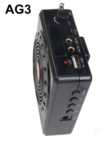 0206006 - RIPRODUTTORE AMPLIFICATORE RADIO TASCABILE E RICARICABILE - AG3 FC - SAG NATURE - immagine 2