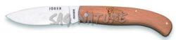 1201718 - COLTELLO CON MANICO IN FAGGIO E DISEGNO CINGHIALE LAMA 8 CM PESO 60 GR - JOKER NH78-3