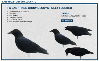 1713092 - SET CORVO FLOCKED - CONFEZIONE 3 PEZZI - FINAL APPROACH - FA194002 - immagine 6