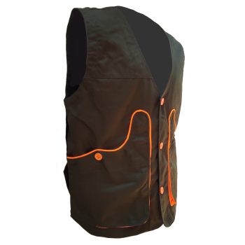 0102013 - GILET COTONE COMPETITIVE COLORE VERDE O BEIGE - 184 GSM - SAG NATURE - immagine 2