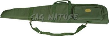 1705043 - FODERO PER 2 CARABINE IN 600 RIPSTOP IMBOTTITO - SEPARABILI CON ZIP CENTRALE CM 127X25 - ART. L12FF