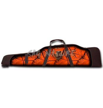1704001 - FODERO PER CARABINE CON OTTICA IN POLYESTERE IMBOTTITO CON INSERTI IN PELLE ARTICIFIALE - M236-1771 - 115X7X30 CM - CINGHIALE
