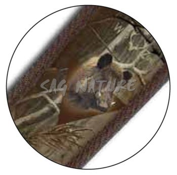 1704007 - BRETELLA/CINGHIA DA CARABINA IN CUOIO CON IMBOTTITURA IN NEOPRENE - CM 98 - M264-1643 - CINGHIALE - immagine 2