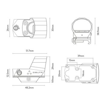 6701095 - MINIDOT 3 DA 3 MOA - DELTA - DO2302 - immagine 4