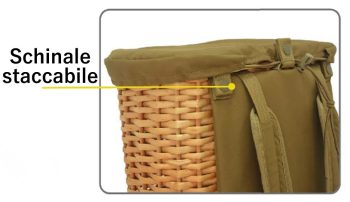 1708079 - ZAINO CESTA PER FUNGHI - MISURE 30X31X22,5 CM - 13 LITRI - RNG-5M - immagine 3
