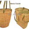 1708081 - CESTO IN VIMINI PER FUNGHI - MISURE 30X31X22,5 CM - 13 LITRI - RNG-6M
