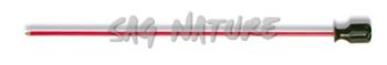 1716017 - BACCHETTA RIVESTITA IN PLASTICA PER CARABINA 1 PZ DIAM. 5 MM LUNGHEZZA 90 CM - ART. 96/5