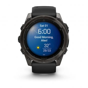 3201051 - OROLOGIO FENIX® 8 - 51 MM, AMOLED - Sapphire, Titanio, Carbon Gray DLC & Black - GARMIN - 010-02905-21 - immagine 2