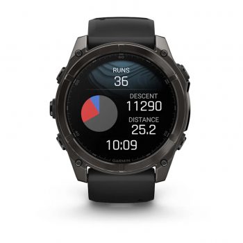 3201051 - OROLOGIO FENIX® 8 - 51 MM, AMOLED - Sapphire, Titanio, Carbon Gray DLC & Black - GARMIN - 010-02905-21 - immagine 9
