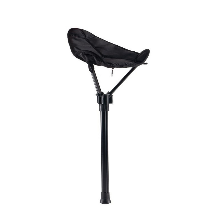 1709037 - SGABELLO TASCABILE MONOPIEDE RICHIUDIBILE E REGOLABILE IN ALTEZZA - CON CUSTODIA - ALTEZZA 75 CM - ART. KNN0003