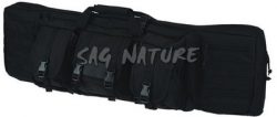 1705056 - FODERO TACTICAL RESISTENTE MULTITASCHE DI COLORE NERO CM 110X35 - ART. POLICE 110 NERO