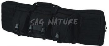1705056 - FODERO TACTICAL RESISTENTE MULTITASCHE DI COLORE NERO CM 110X35 - ART. POLICE 110 NERO