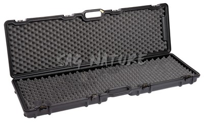 0901100 - 1640 VALIGIA IN ABS C/INTERNO UNIVERSALE C/SPUGNA BUGNATA PER CARABINA CON OTTICA O 2 CARABINE CON RUOTE E MANIGLIA - CM 132,5X32,5X13 - NEGRINI