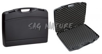 0901287 - 2003ISY VALIGIA IN P.P. SPUGNA BUGNATA - CHIUSURA PUSH&PULL E CERNIERE METALLICHE - CM 56,5X41X10,5 - NEGRINI
