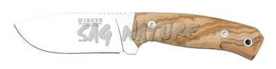 1201412 - COLTELLO CON MANICO OLIVO LAMA 10,5 CM PESO 188 GR - JOKER CO59