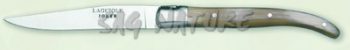 1201442 - COLTELLO CON MANICO IN CORNO DI TORO VIROLA ACCIAIO INOX LAMA 10 CM PESO 65 GR - JOKER CL01