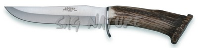 1201456 - COLTELLO CON MANICO CORNO DI CERVO LAMA MOLIBDENO VANADIO 17 CM PESO 300 GR - JOKER CN34