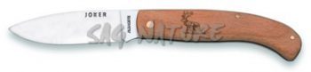 1201717 - COLTELLO CON MANICO IN FAGGIO E DISEGNO CERVO LAMA 8 CM PESO 60 GR - JOKER NH78-2