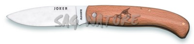 1201720 - COLTELLO CON MANICO IN FAGGIO E DISEGNO PERNICE LAMA 8 CM PESO 60 GR - JOKER NH78-5
