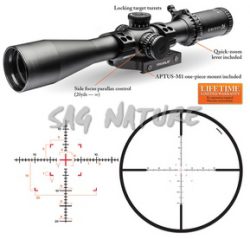 0806322 - OTTICA DA TIRO EMINUS TUBO DA 30MM IN ALLUMINIO 3-9X42 CON RETICOLO TACPLEX 1/4 DI MOA CON 11 LUMINOSITA' - TG8539TLR - TRUGLO