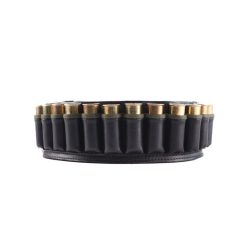 1706007 - CARTUCCERA IN PELLE FODERATA CAL. 12 RINFORZO IN CORDURA SULLE CELLE - ART. RA21C