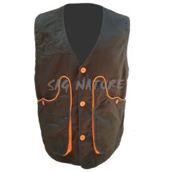 0102013 - GILET COTONE COMPETITIVE COLORE VERDE O BEIGE - 184 GSM - SAG NATURE