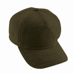 0103008 - CAPPELLO BASEBALL UOMO IN PILE 6 SPICCHI CON PARAORECCHIE E INTERNO IN THINSULATE - 100% POLIESTERE - COLORE VERDE - CF 6 PZ - CAPLOW