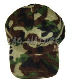 0103035 - CAPPELLO BASEBALL IN PILE CON PARAORECCHIE ED INTERNO IN THINSULATE - COLORE MIMETICO - CF 6 PZ - CAPLOW