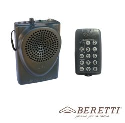 0202011 - RIPRODUTTORE DIGITALE C-36T - SPECIALE CON RADIOCOMANDO Memoria personalizzata 16 canti e custodia - BERC36T16S1 - BERETTI
