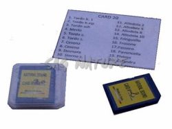 0205007 - SCHEDA GIALLA 20 CANTI PER RIPRODUTTORE DIGITALE NATURAL SOUND AR20MIXER - MADE IN ITALY - NATURAL SOUND